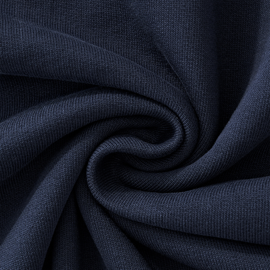 Stressing God Contrast Collar Sweatshirt