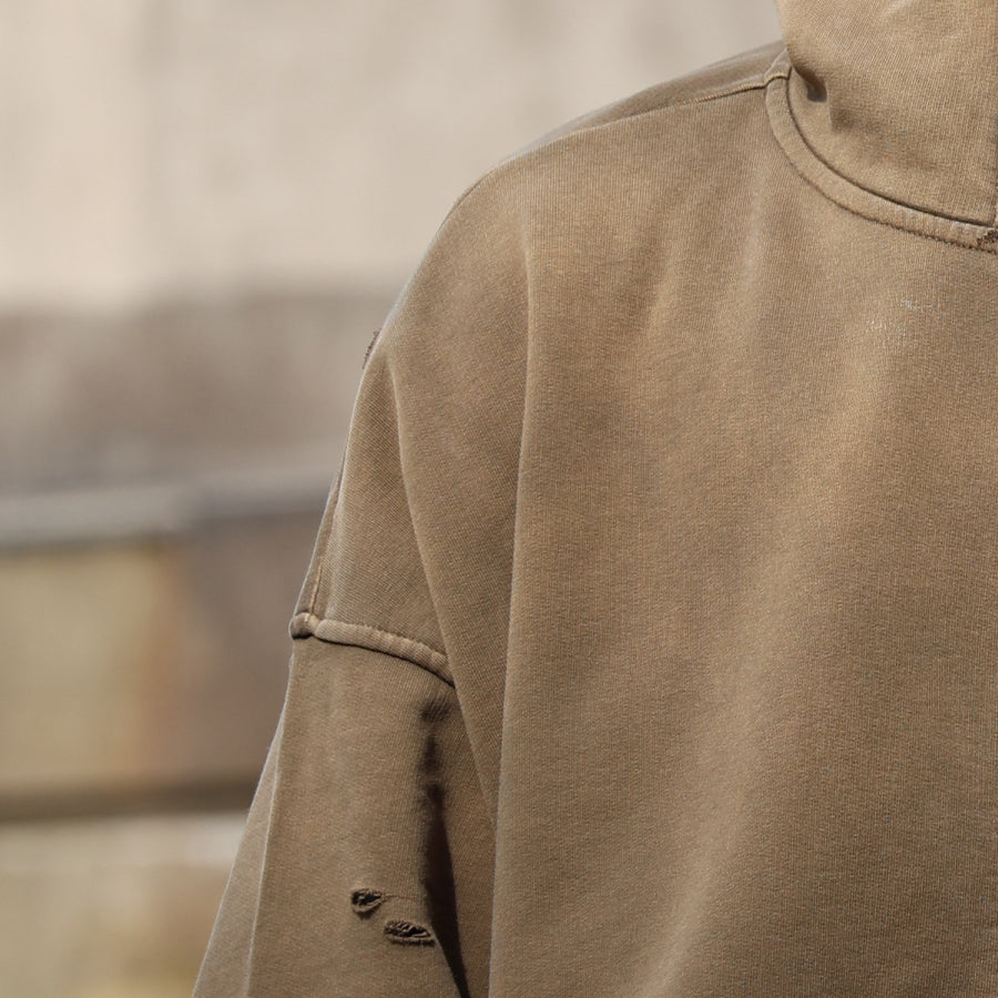 Christ Is King Double-Zip Heavyweight Washed Distressed Dystopian