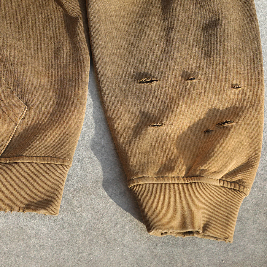 Christ Is King Double-Zip Heavyweight Washed Distressed Dystopian