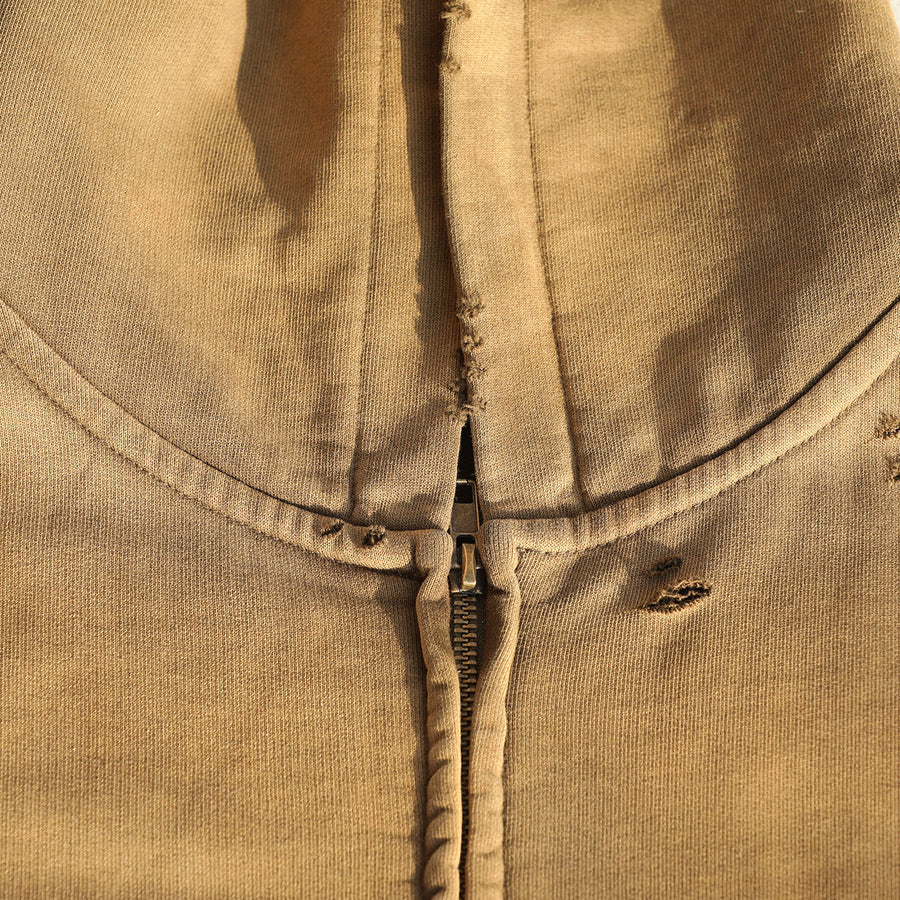 Christ Is King Double-Zip Heavyweight Washed Distressed Dystopian