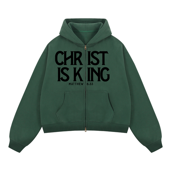 Christ Is King Double-Zip Hoodie