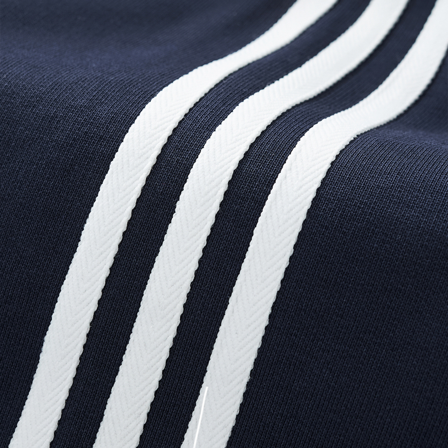 Stressing God Contrast Collar Sweatshirt