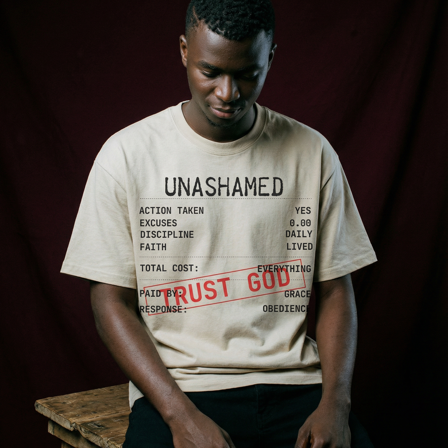 “Trust God" Tee (Heavyweight & Oversized)